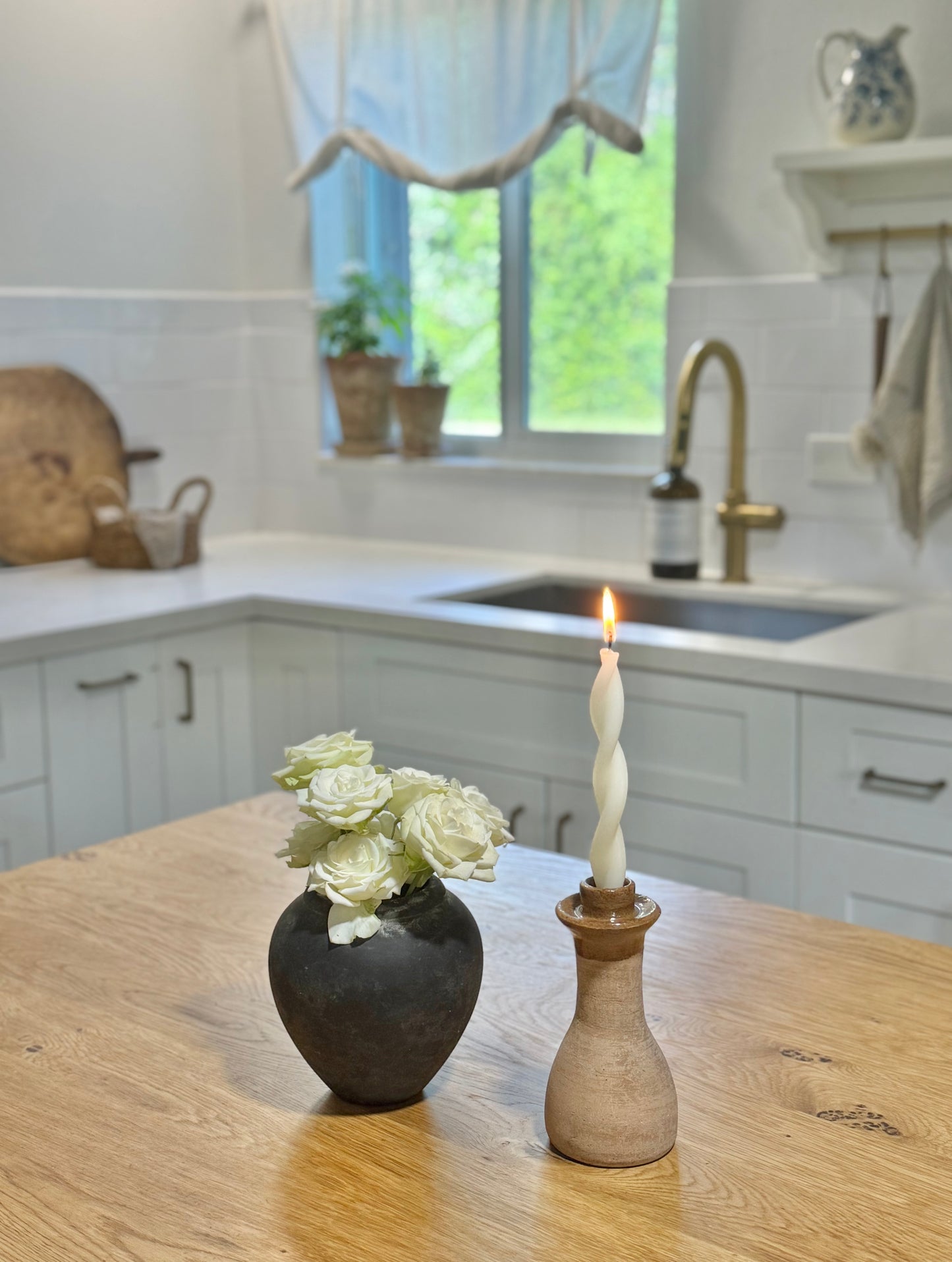 Terracotta Candle Holder