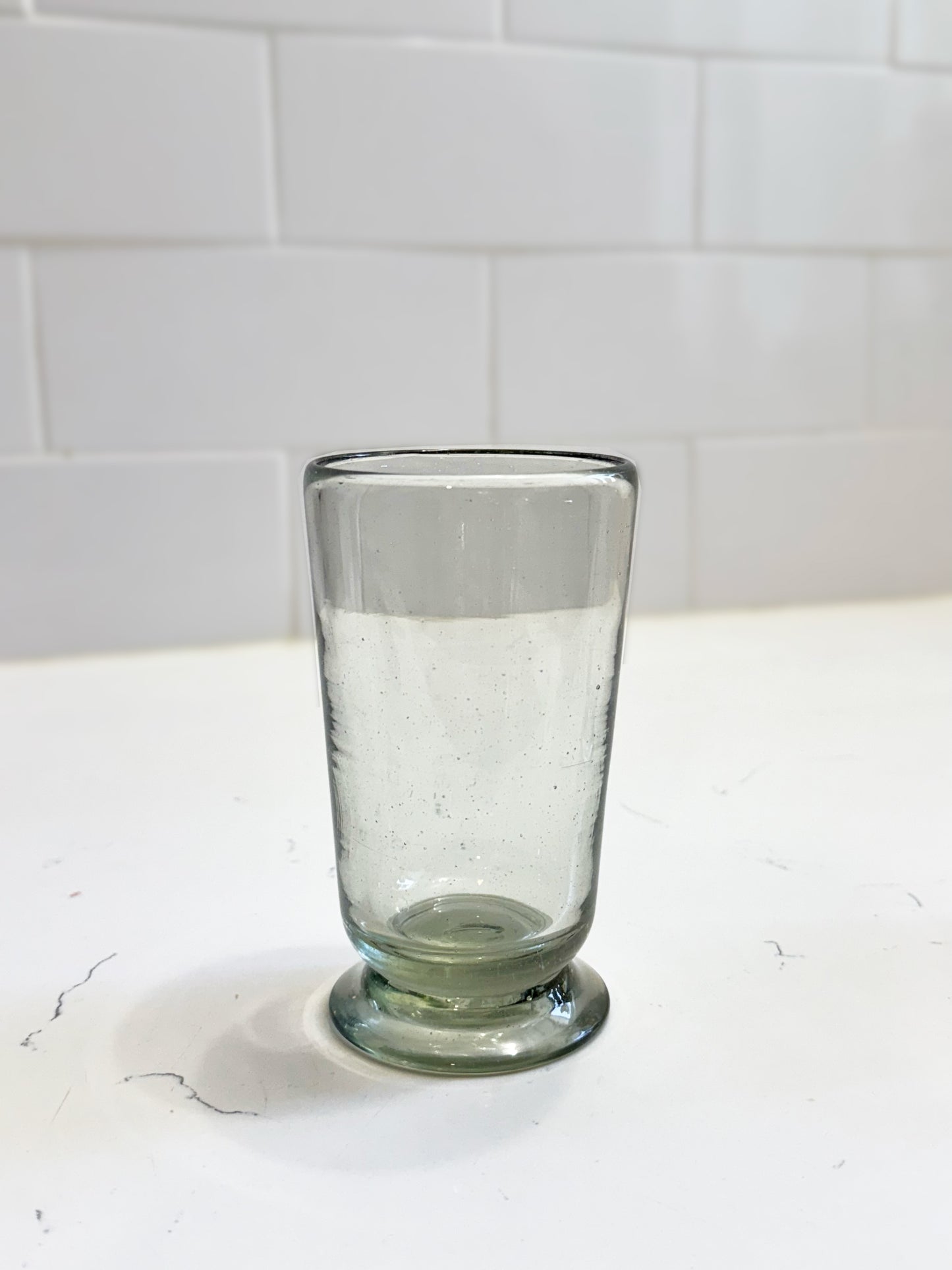 Handblown Footed Glass