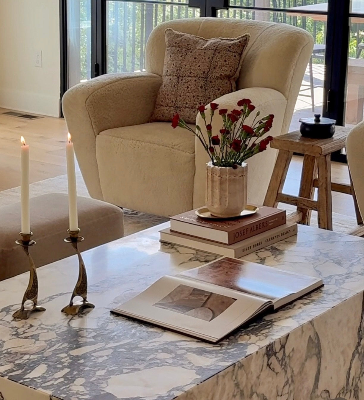 Marble Trinket Box, Black