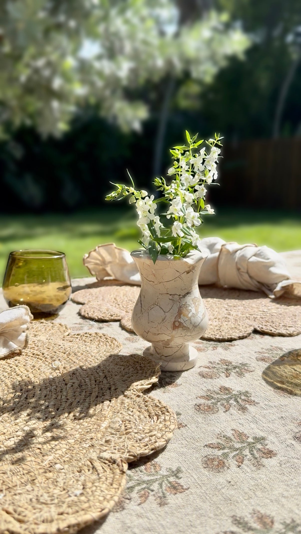Lua Marble Vase