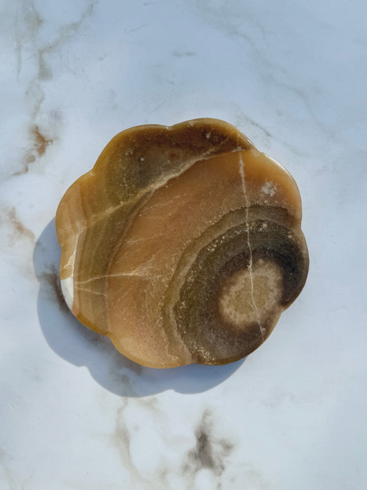 Belle Onyx Tray, Chocolate