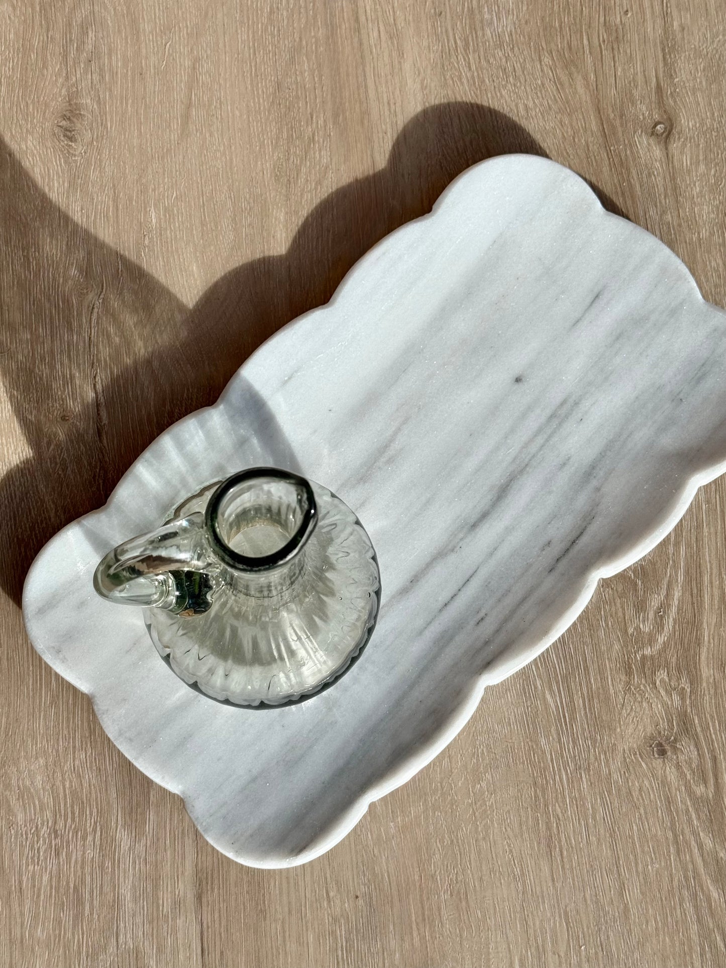Josaphine Marble Tray, White