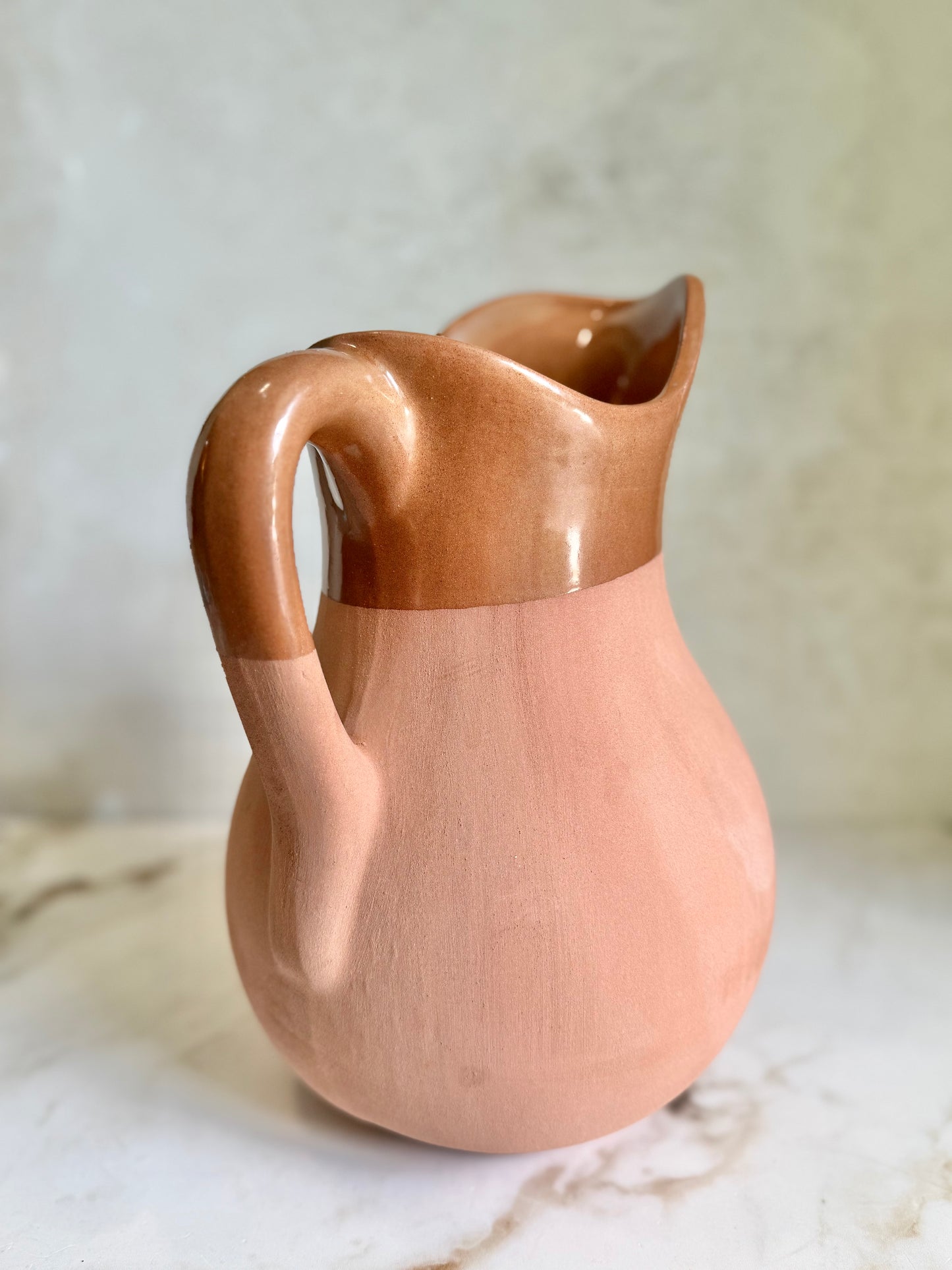Red Clay Decorative Pitcher