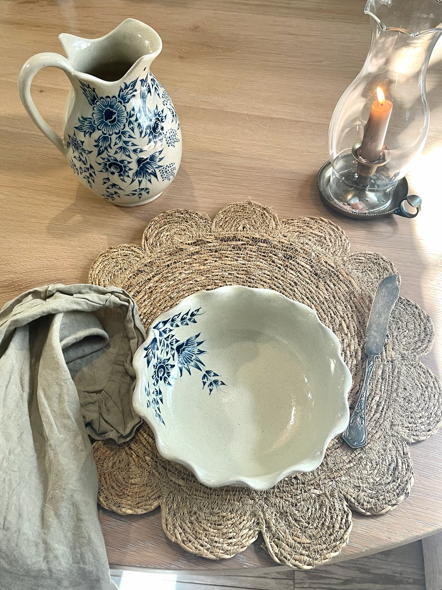 Hand-painted Talavera Pitcher