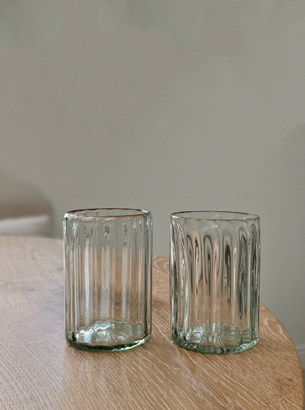 Handblown Fluted Tumbler