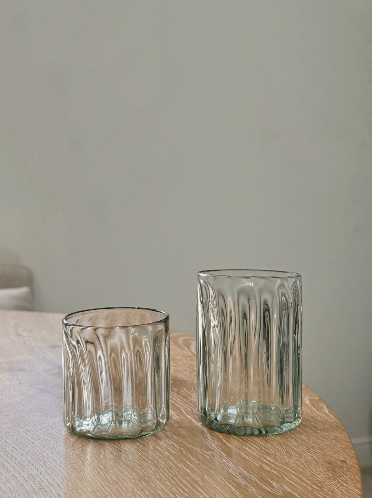 Handblown Fluted Tumbler
