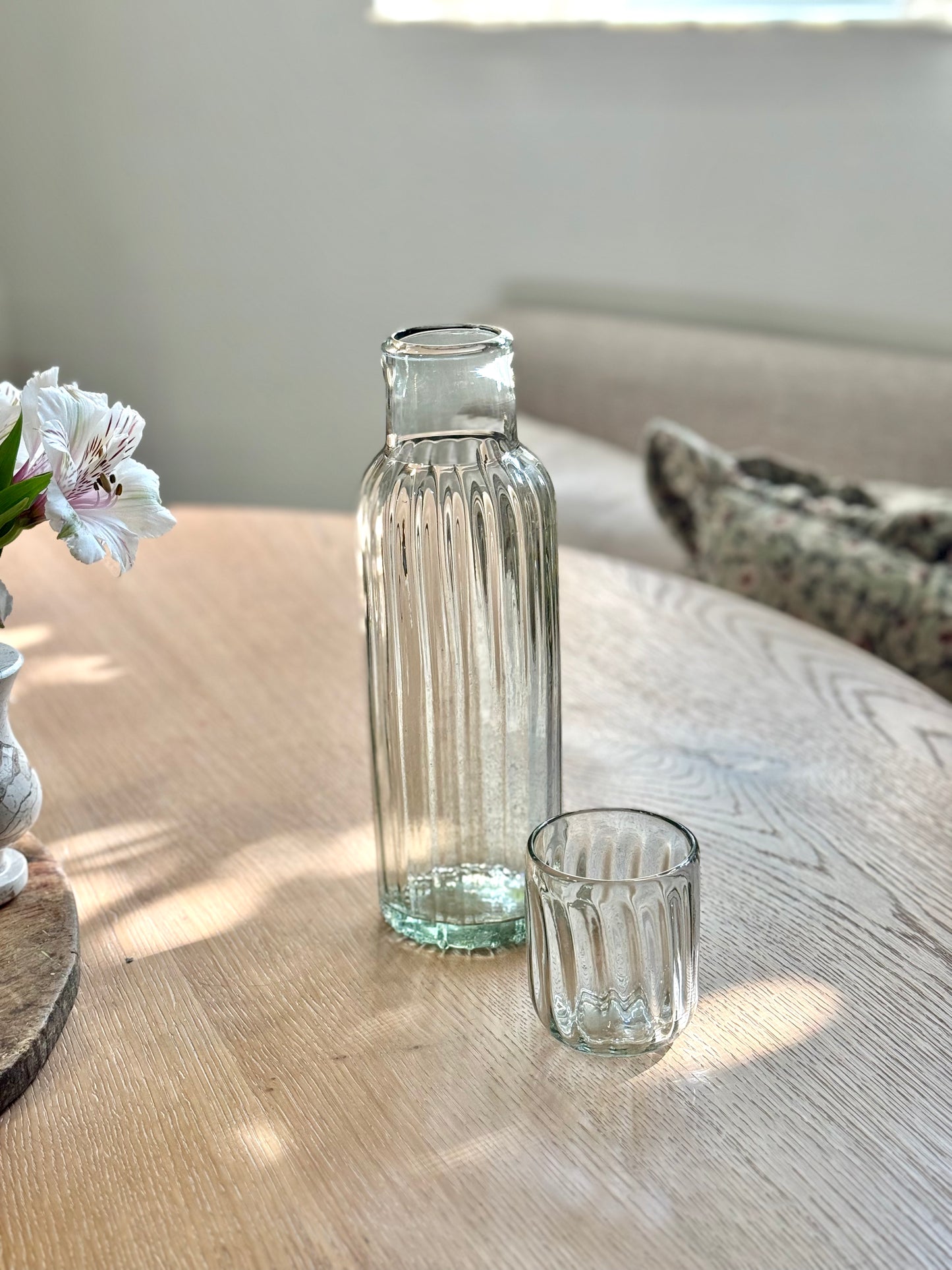 handmade carafe set