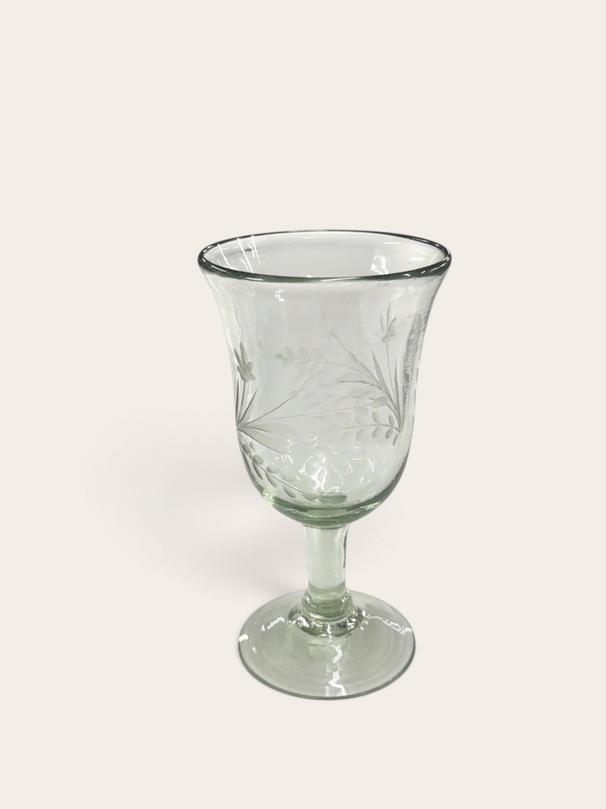Hand-etched Juliette Glass