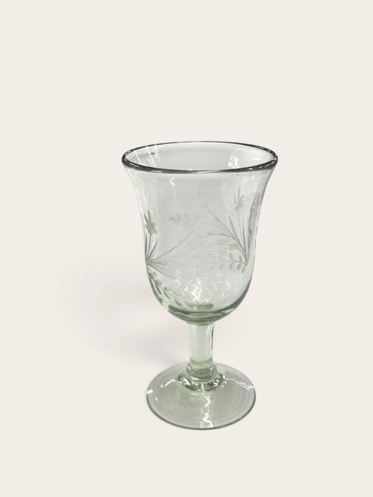 Hand-etched Juliette Glass