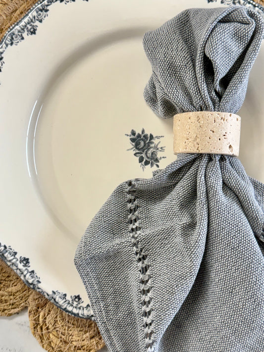 Travertine Napkin Ring
