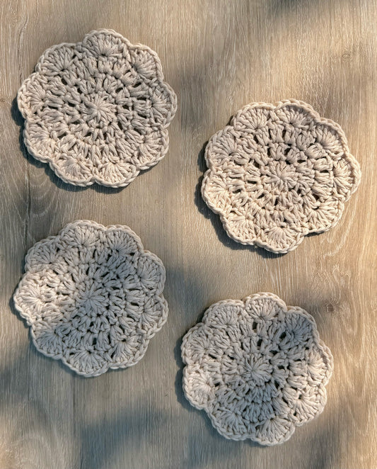 Crochet Coasters, Set of 4