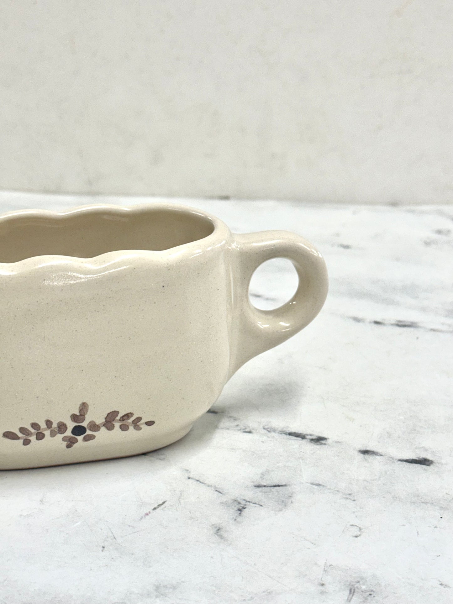 Hand-painted Margot Gravy Boat