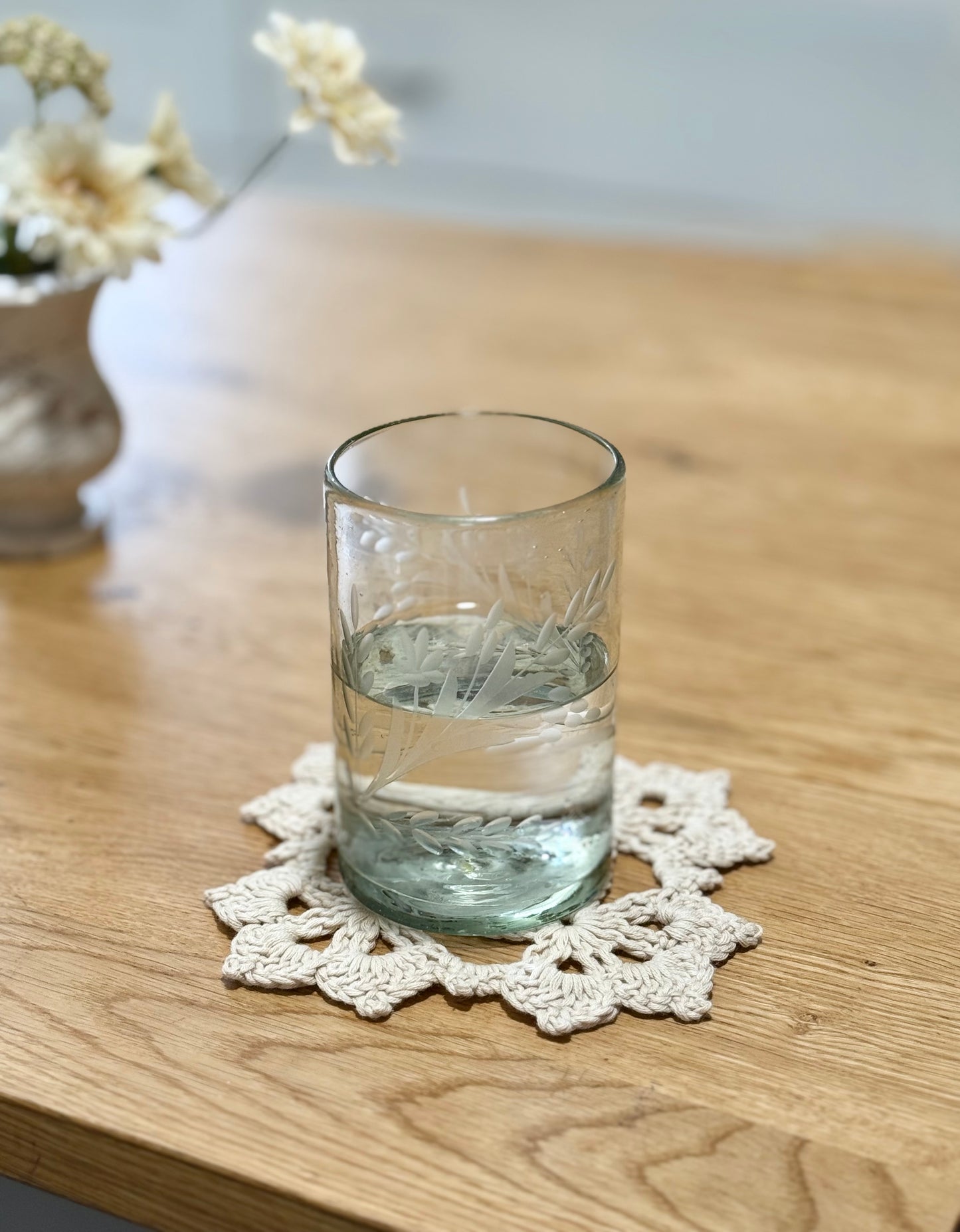 Oversized Crochet Coasters, Set of 2
