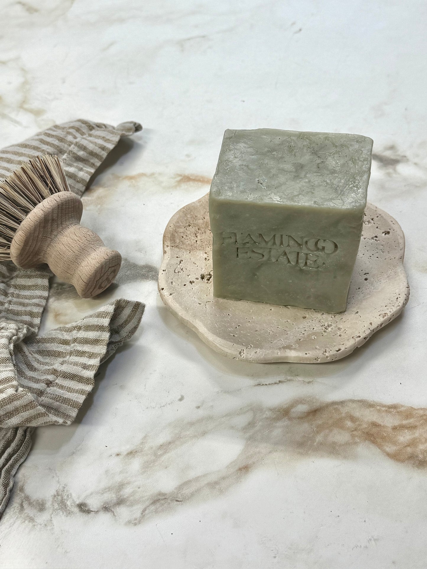 Belle Beige Travertine Tray