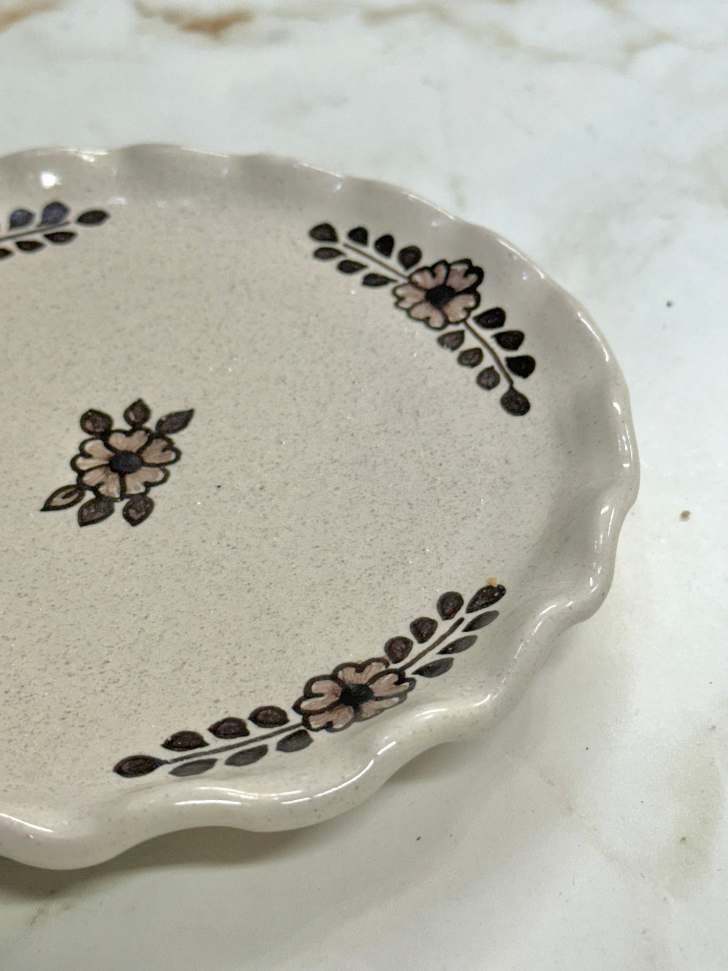 Hand-painted Dessert Plate