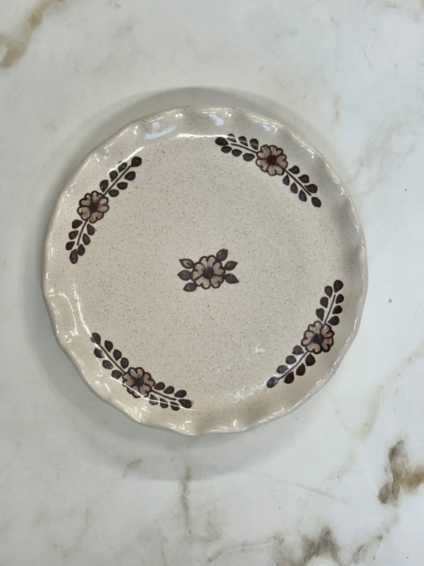 Hand-painted Dessert Plate