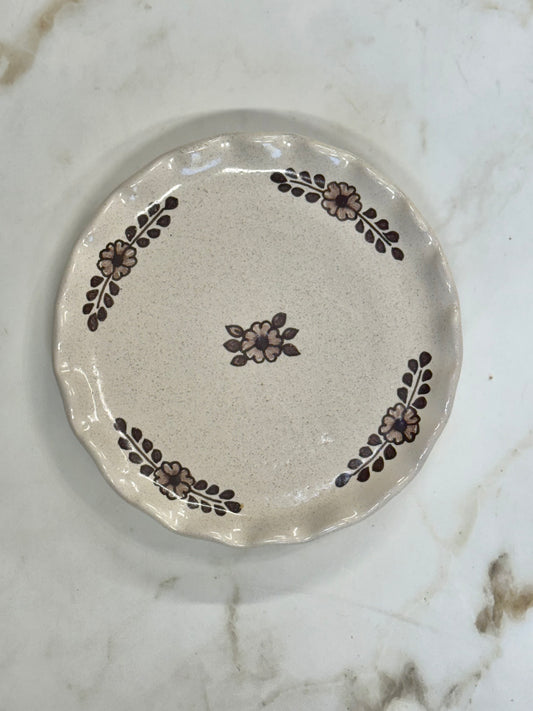 Hand-painted Dessert Plate