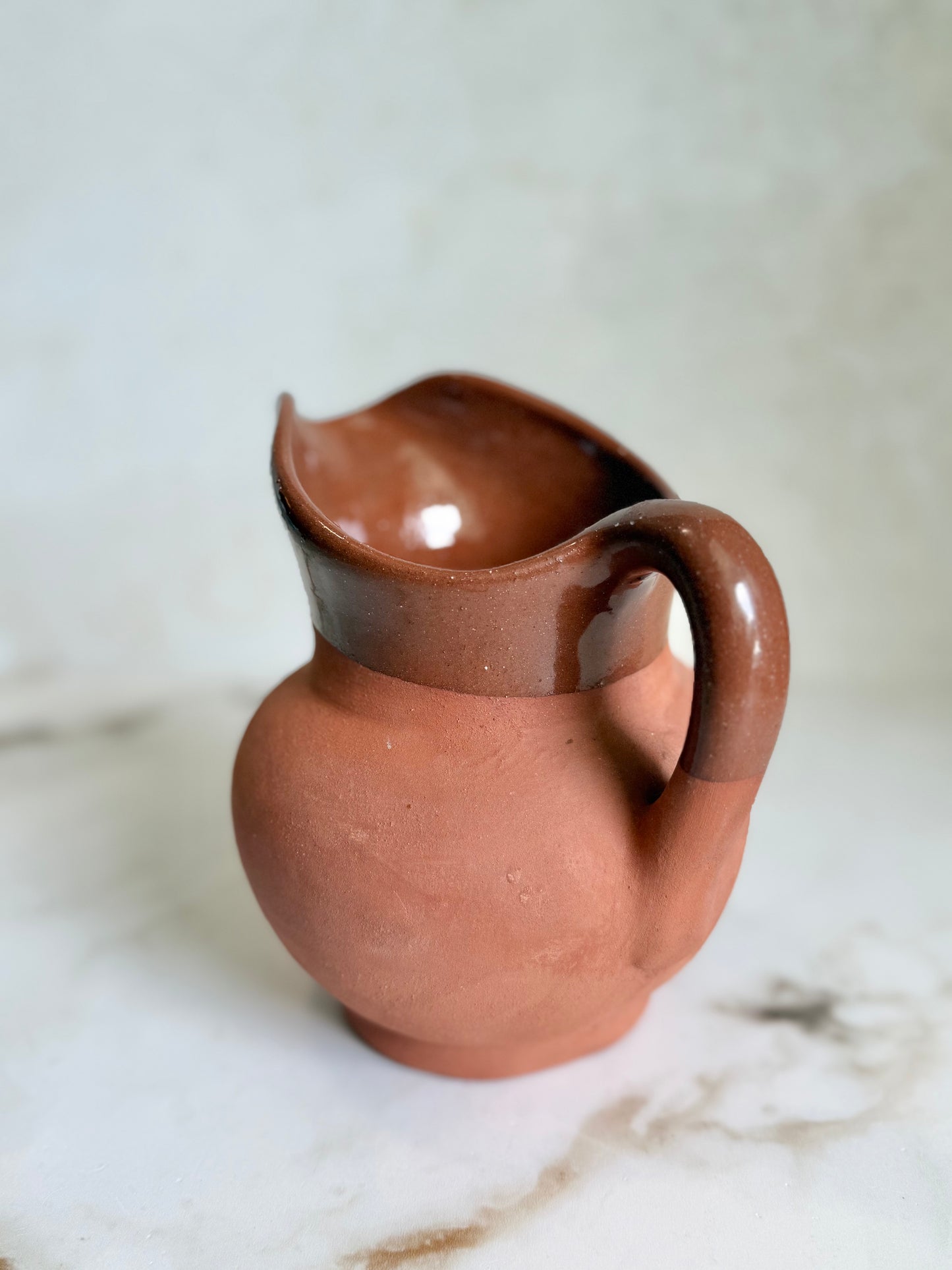 Red Clay Decorative Pitcher