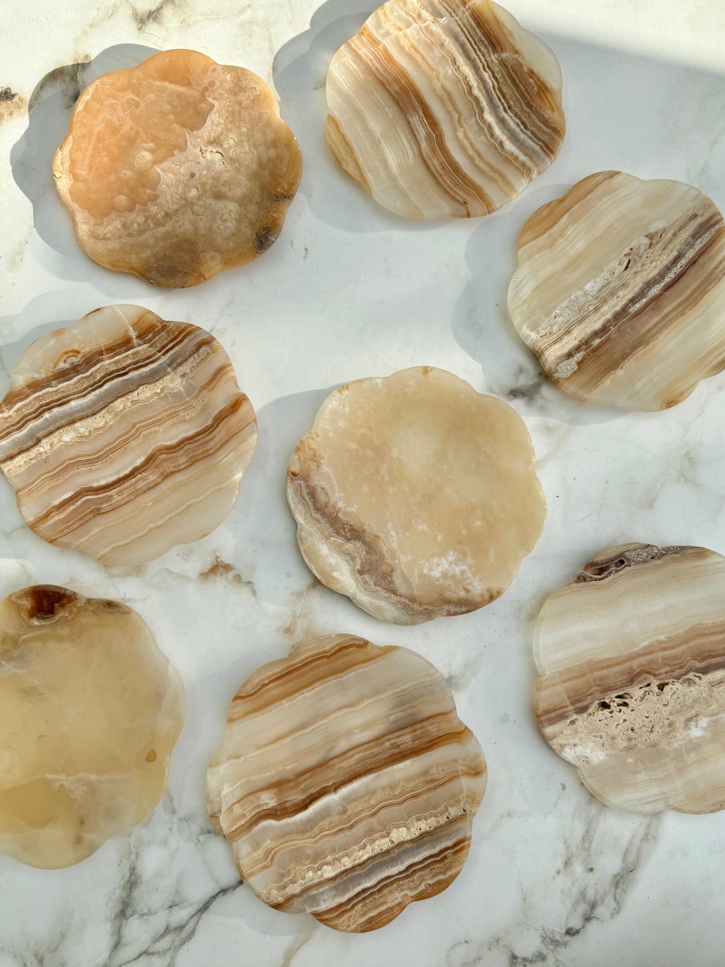 Belle Onyx Tray, Amber