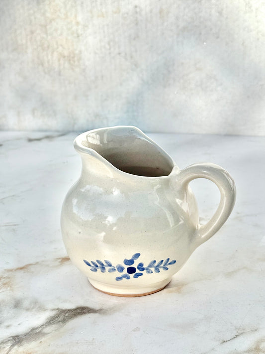 Hand-painted Margot Creamer, Blue