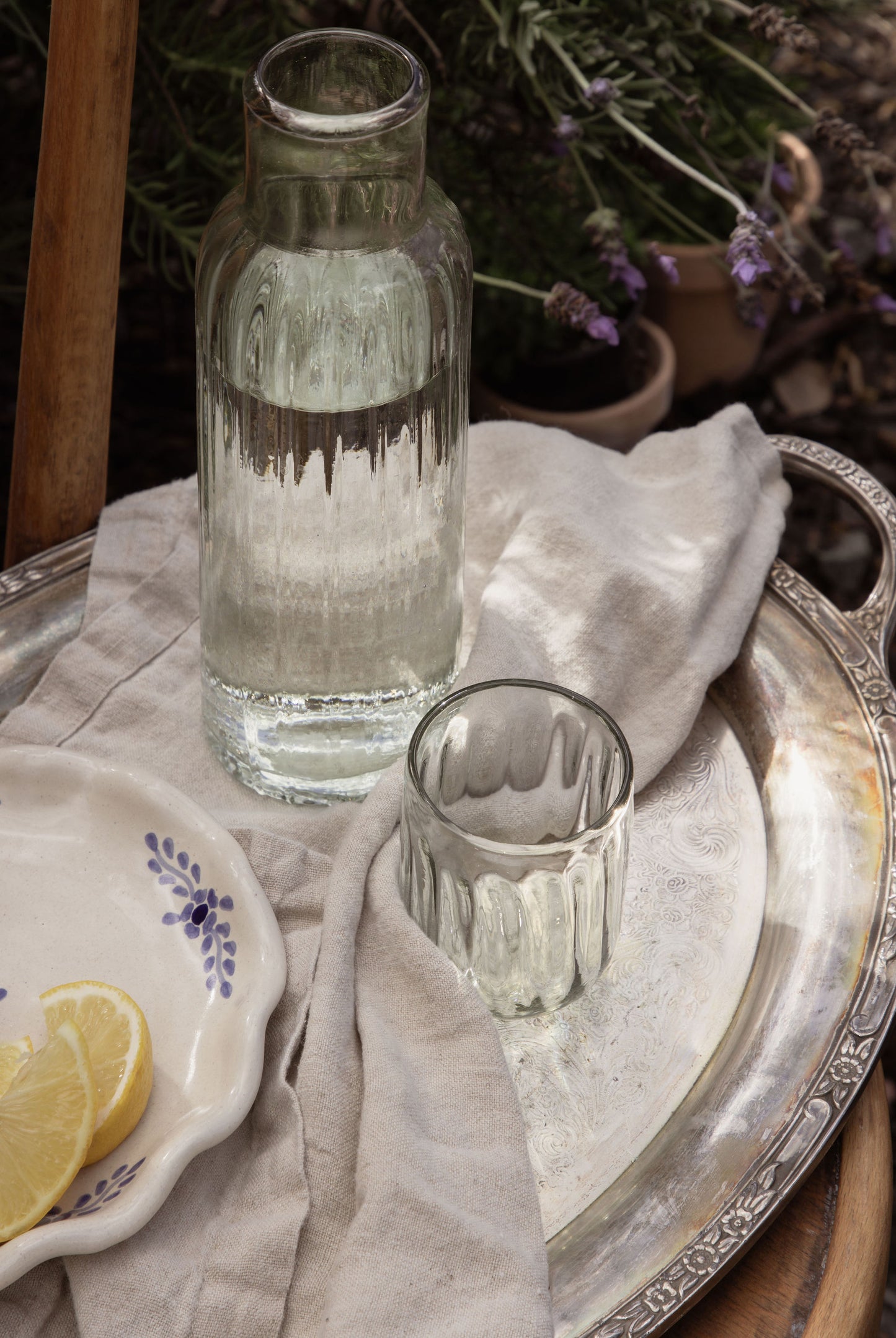 Fluted Tall Carafe Set
