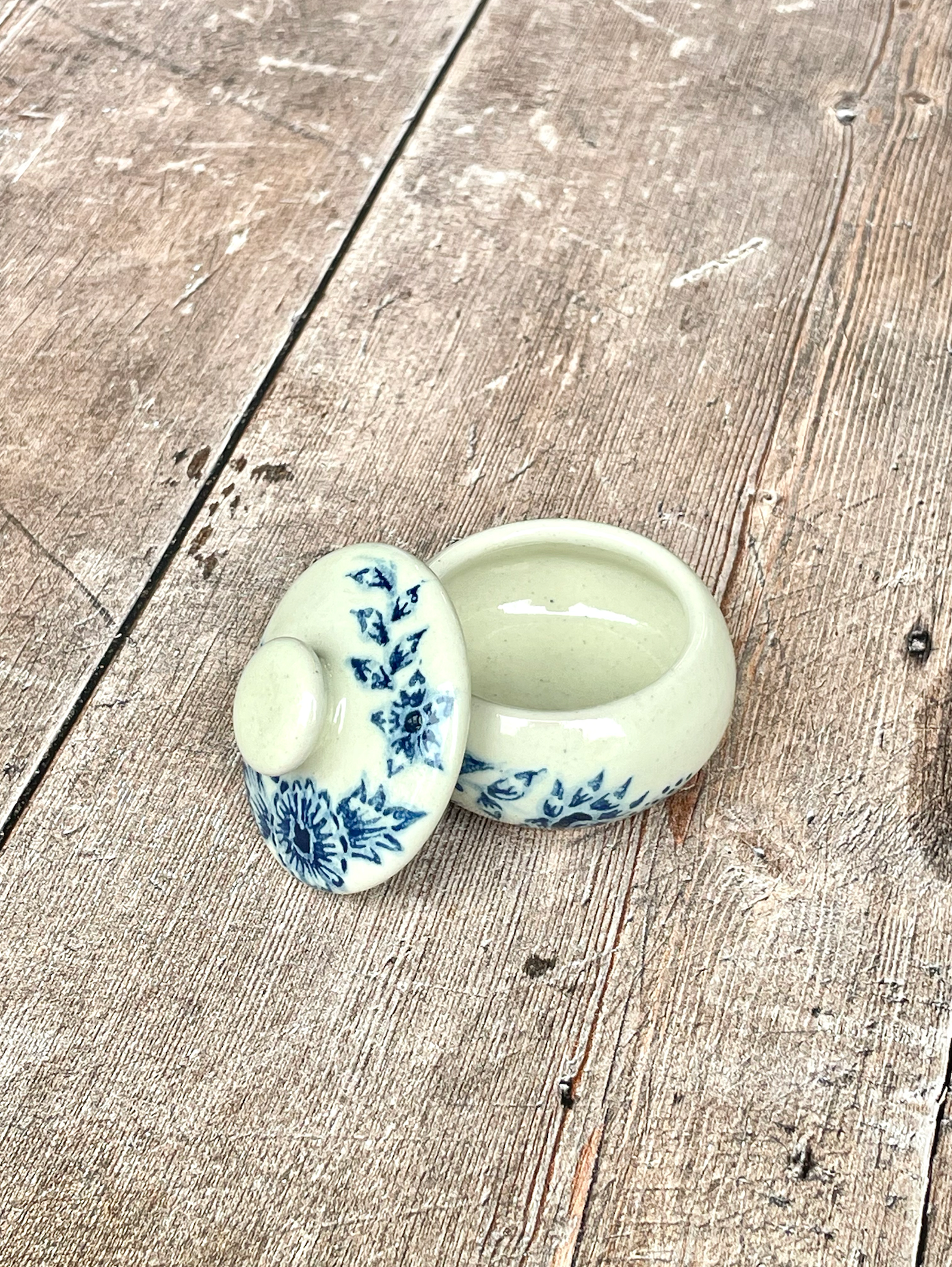 Hand-painted Talavera Salt Cellar