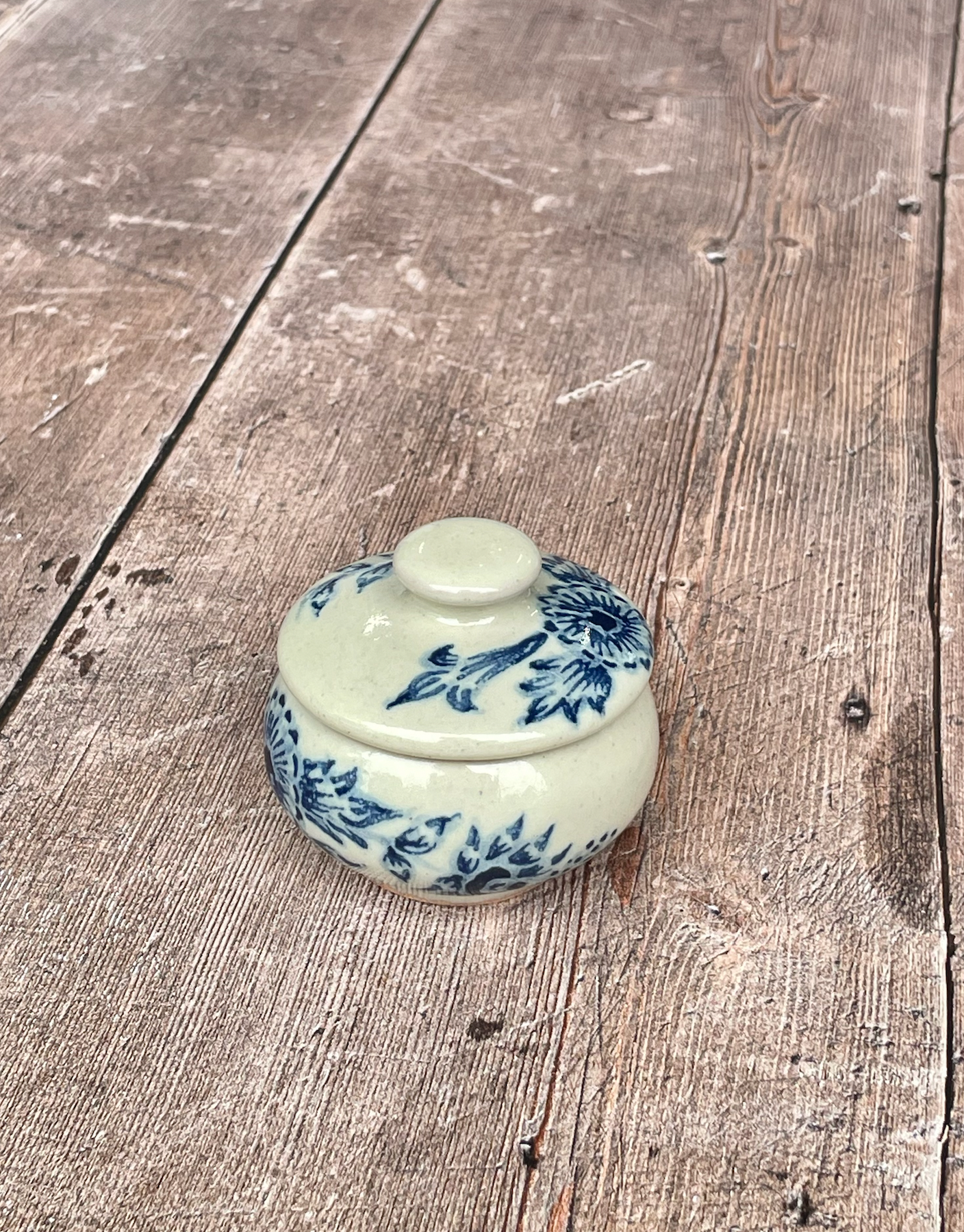 Hand-painted Talavera Salt Cellar