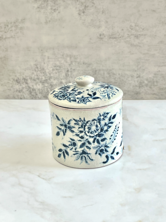 Hand-painted Talavera Canister