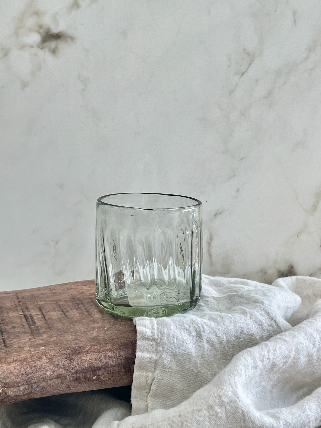 Handblown Fluted Tumbler