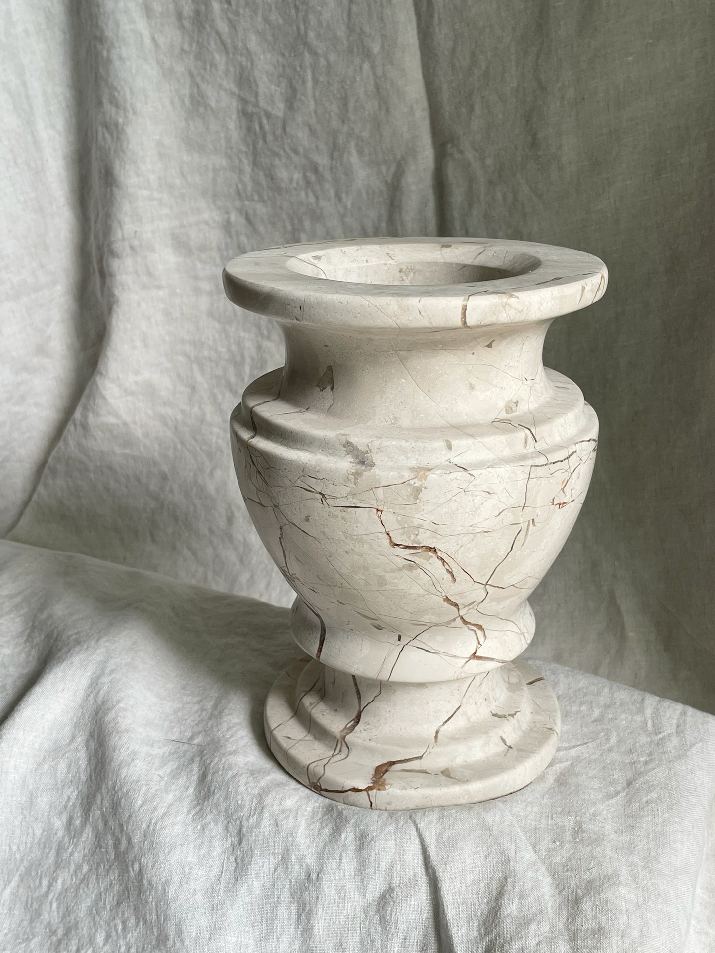 Beige Marble Vase