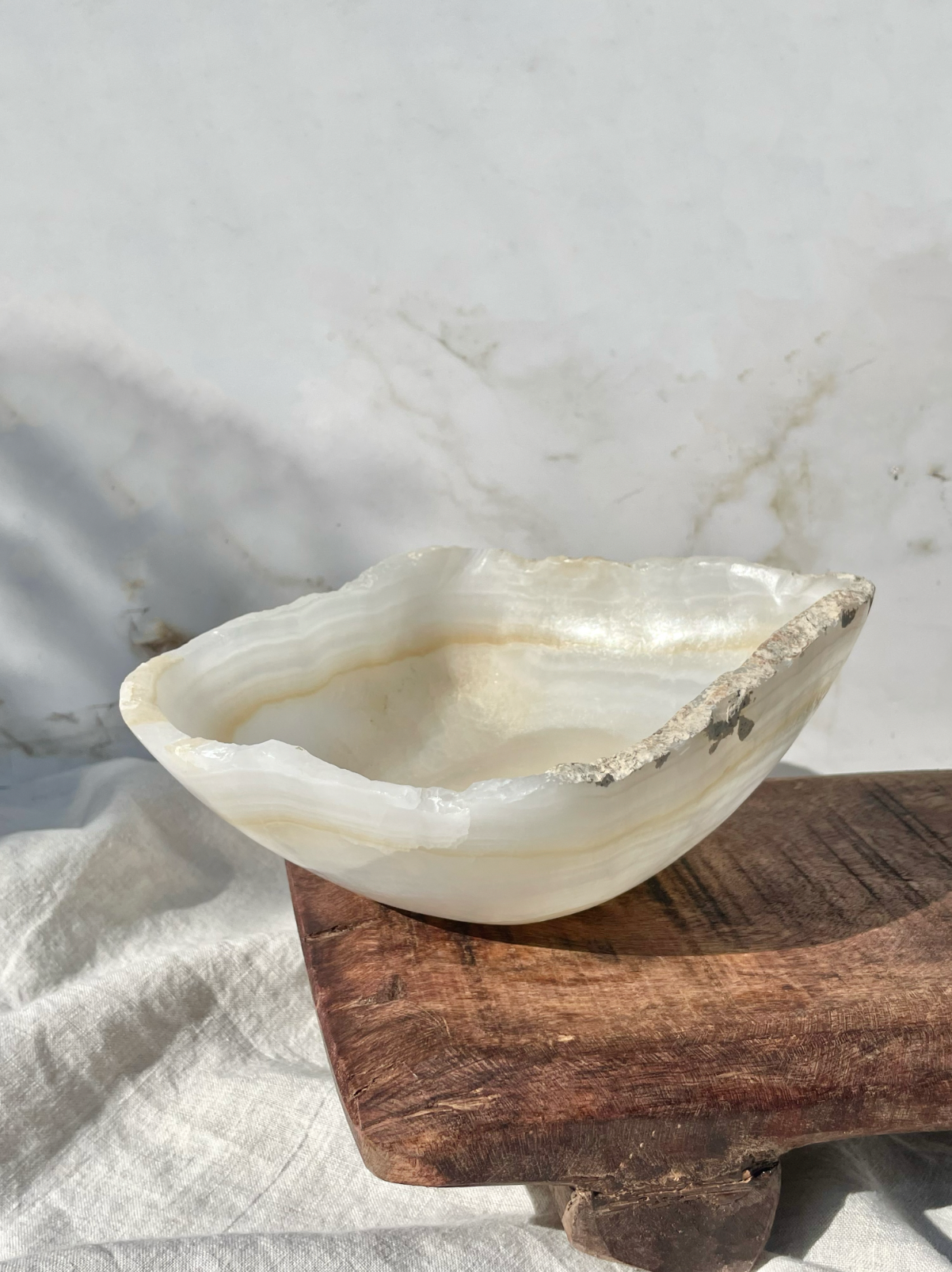 Raw Edge Onyx Bowl No.25