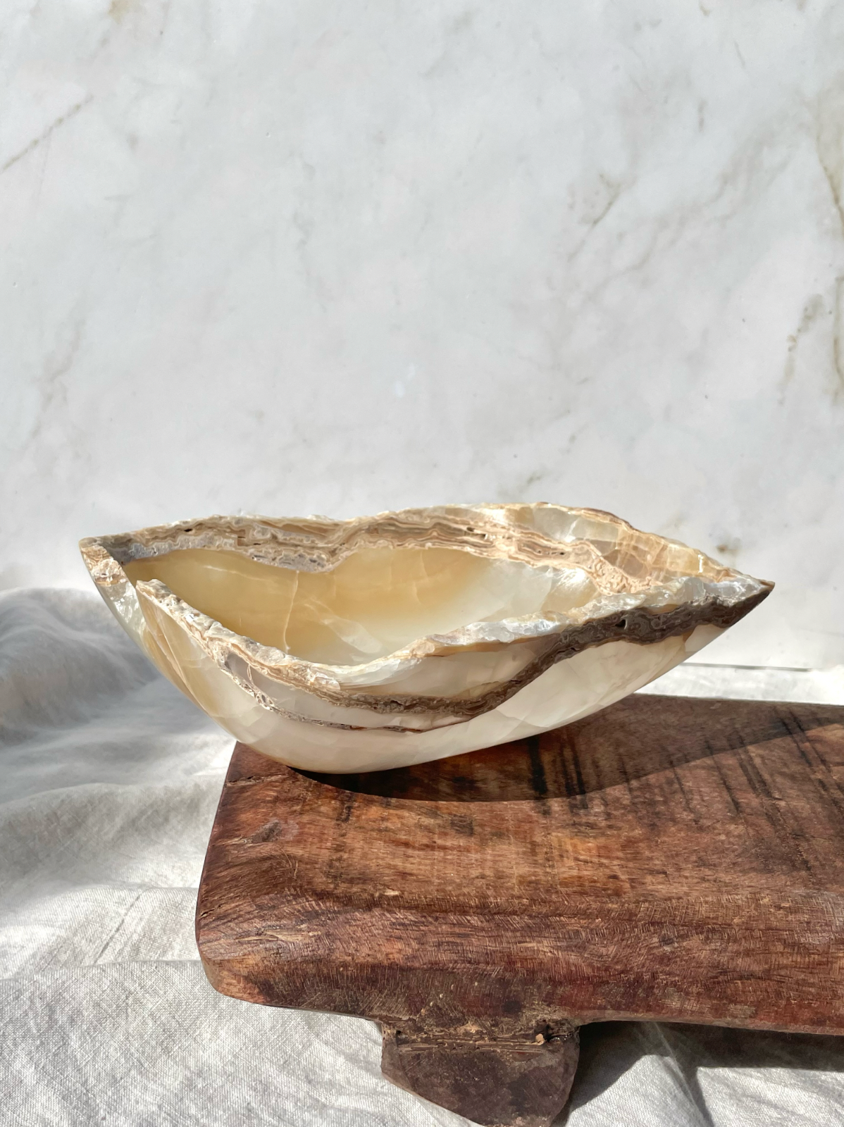 Raw Edge Onyx Bowl No.28