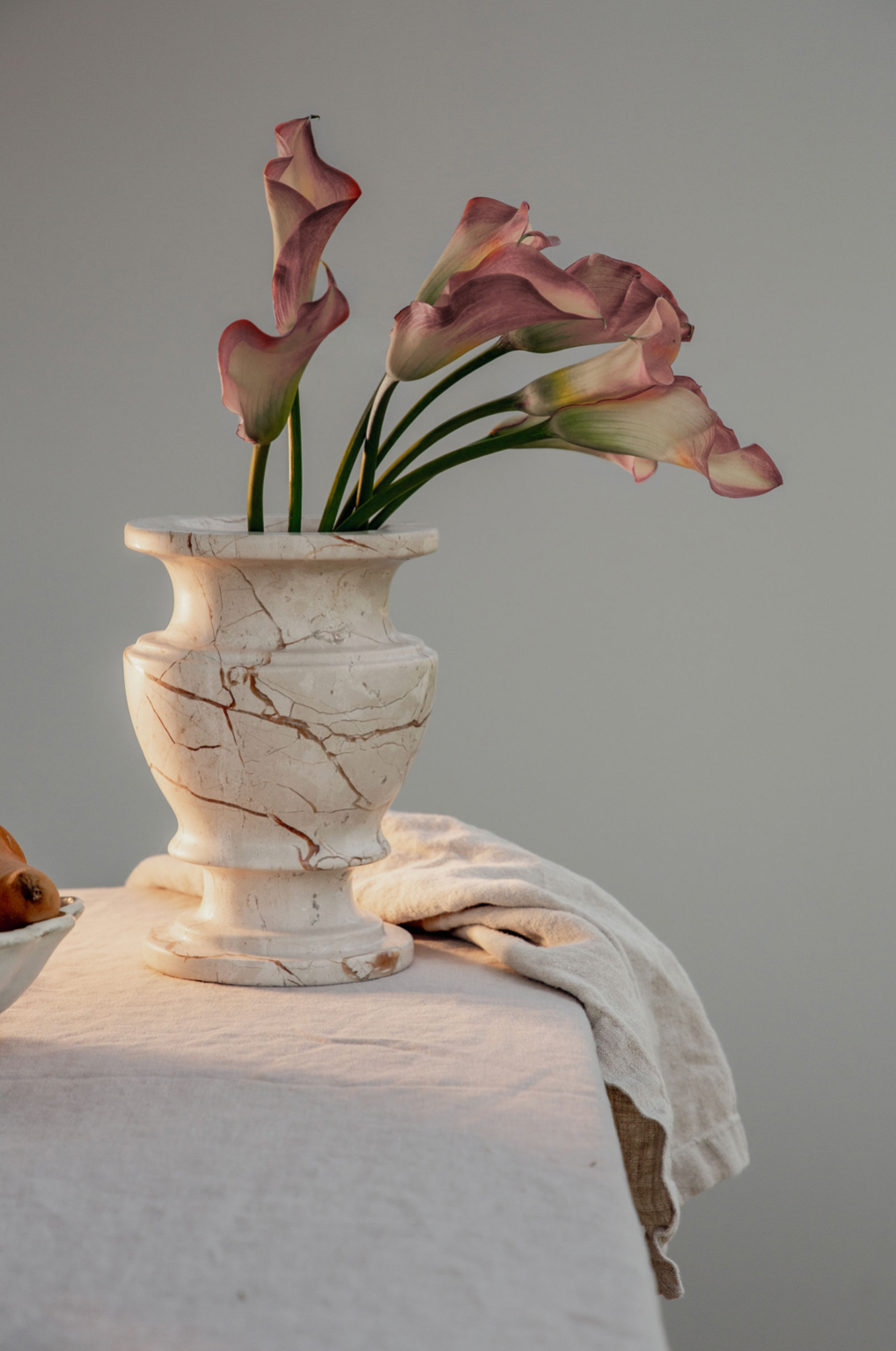 Beige Marble Vase